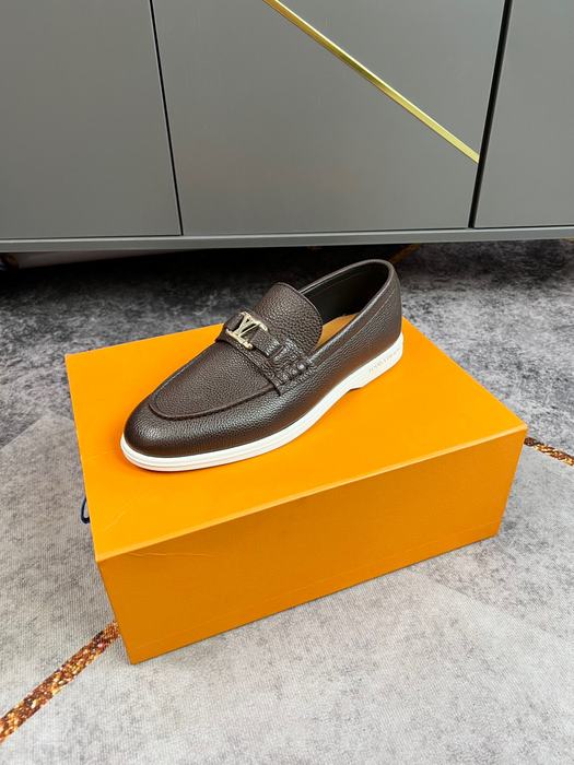 Shoes Louis Vuitton business casual loafer Brown 001