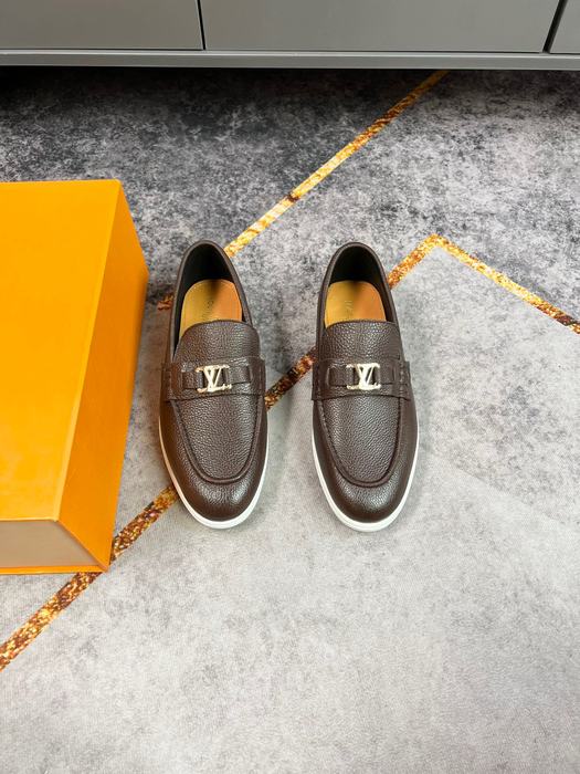 Shoes Louis Vuitton business casual loafer Brown 001