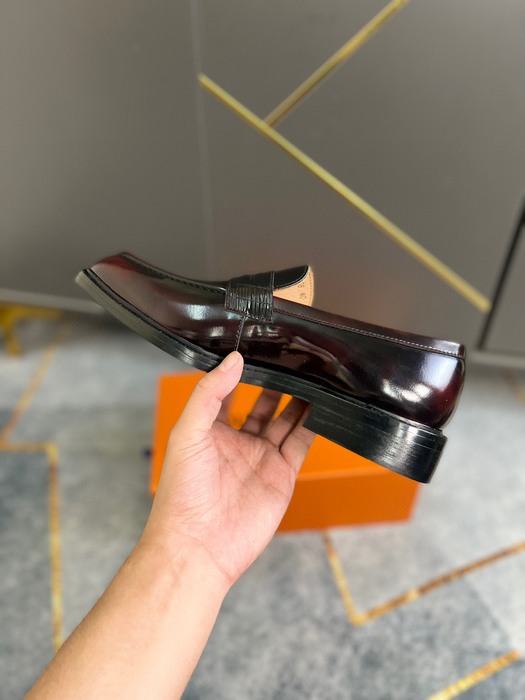 Shoes Louis Vuitton business casual loafer Burgundy