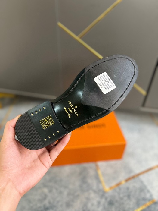 Shoes Louis Vuitton business casual loafer Burgundy