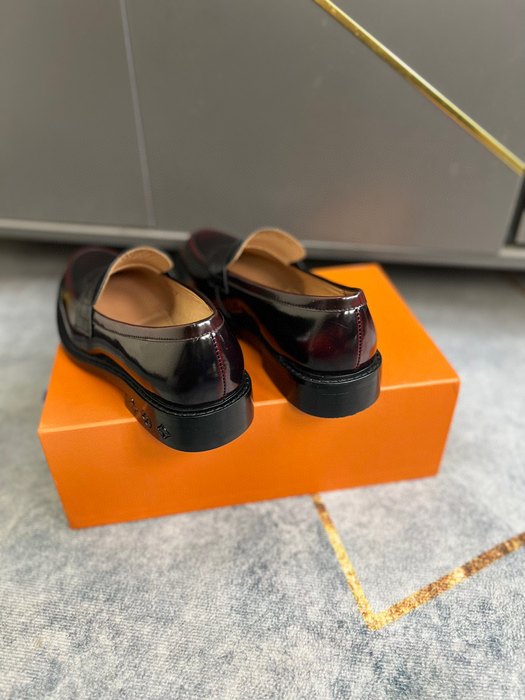 Shoes Louis Vuitton business casual loafer Burgundy