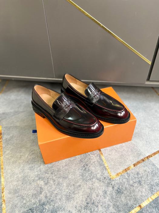 Shoes Louis Vuitton business casual loafer Burgundy