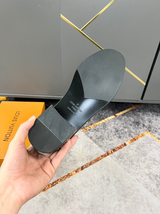 Shoes Louis Vuitton business casual oxford Black 001