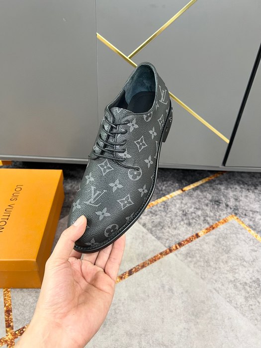 Shoes Louis Vuitton business casual oxford Black 001