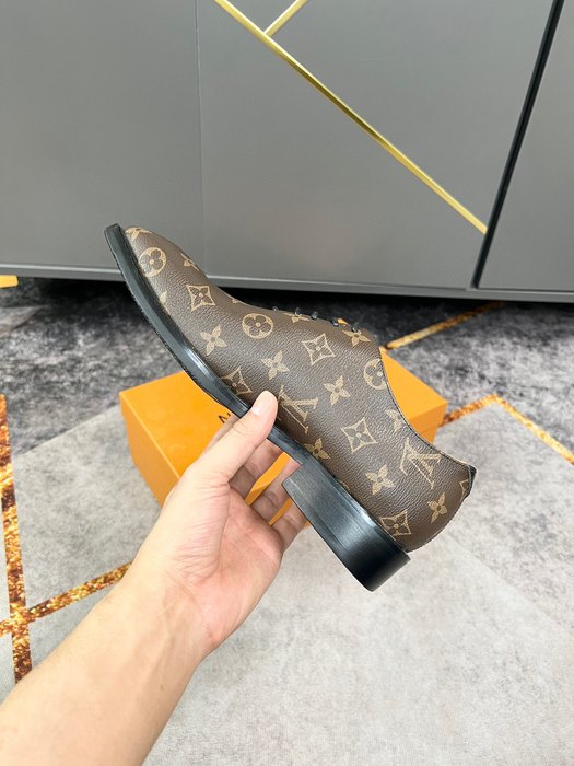Shoes Louis Vuitton business casual oxford Brown 001
