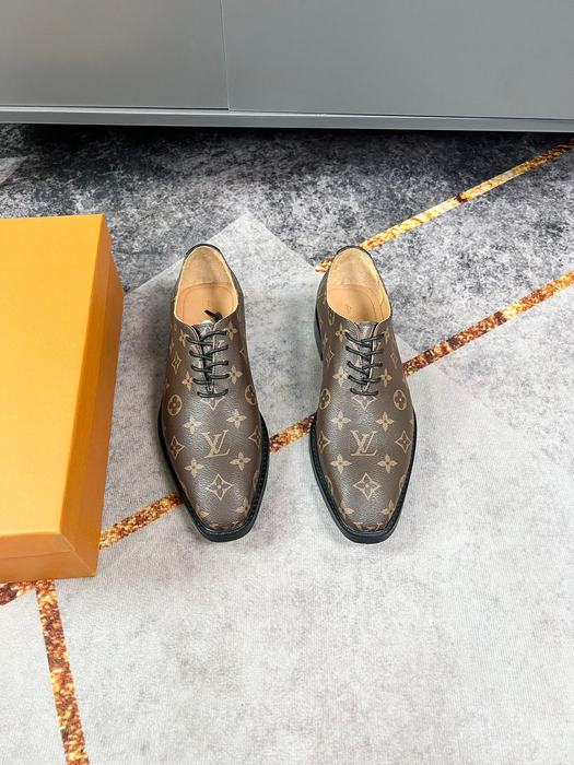 Shoes Louis Vuitton business casual oxford Brown 001