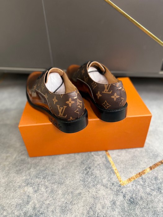 Shoes Louis Vuitton business casual oxford Brown