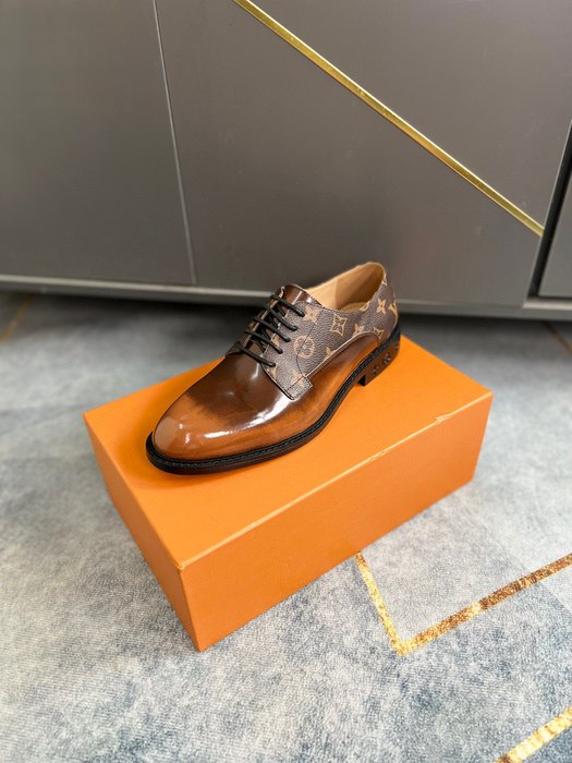Shoes Louis Vuitton business casual oxford Brown