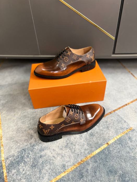 Shoes Louis Vuitton business casual oxford Brown