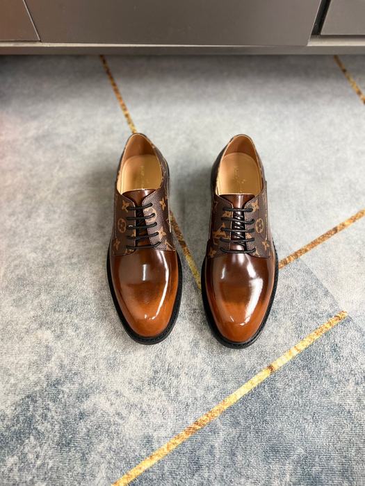 Shoes Louis Vuitton business casual oxford Brown