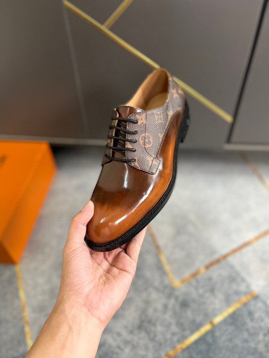 Shoes Louis Vuitton business casual oxford Brown