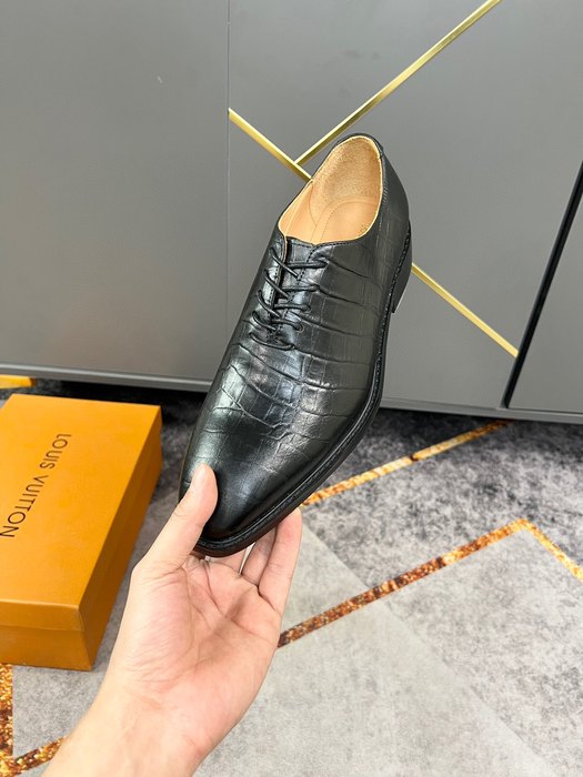 Shoes Louis Vuitton business dress shoes Black 003
