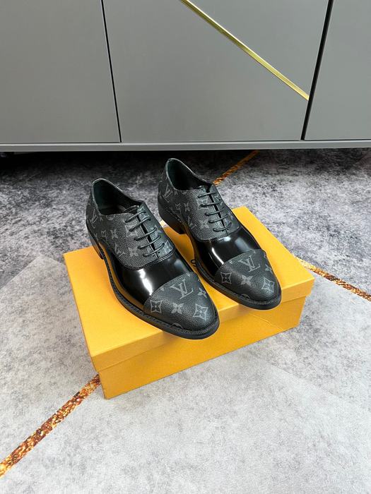 Shoes Louis Vuitton business dress shoes Black 004