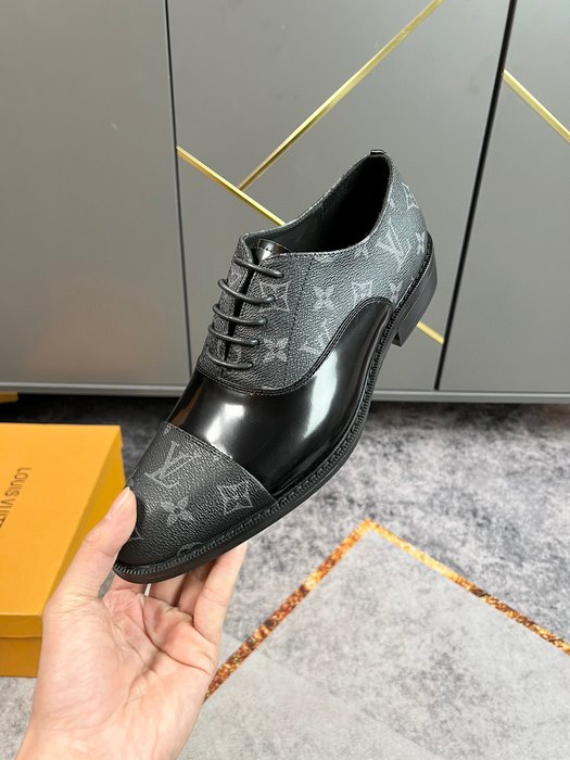 Shoes Louis Vuitton business dress shoes Black 004