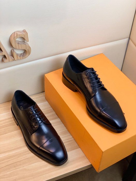 Shoes Louis Vuitton business formal leather oxford Black