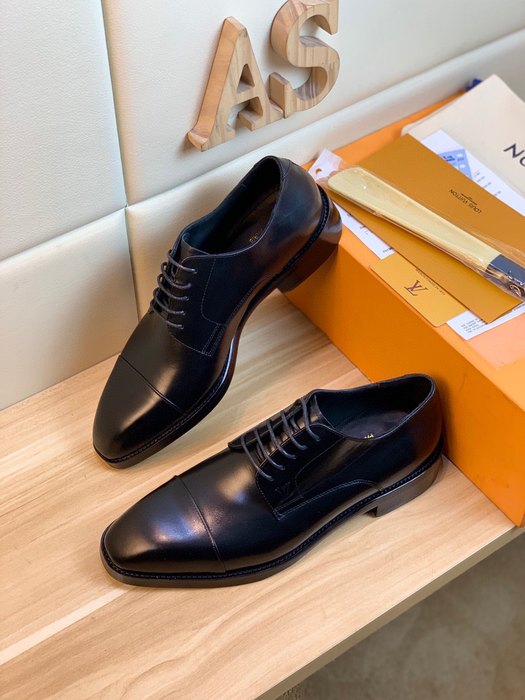 Shoes Louis Vuitton business formal leather oxford Black