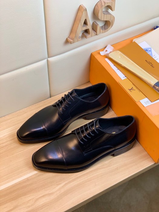 Shoes Louis Vuitton business formal leather oxford Black