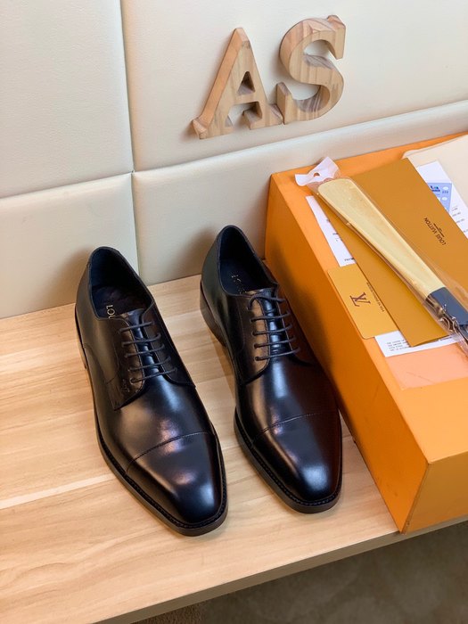 Shoes Louis Vuitton business formal leather oxford Black