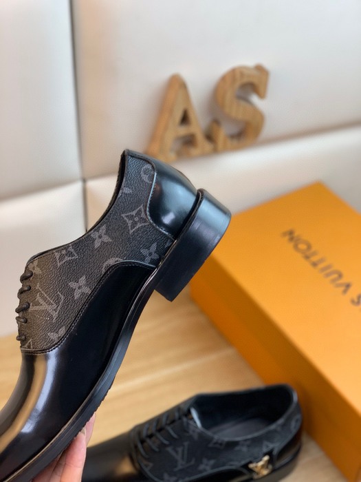 Shoes Louis Vuitton business formal leather shoes Black