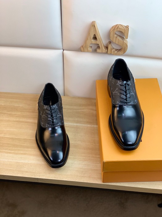 Shoes Louis Vuitton business formal leather shoes Black
