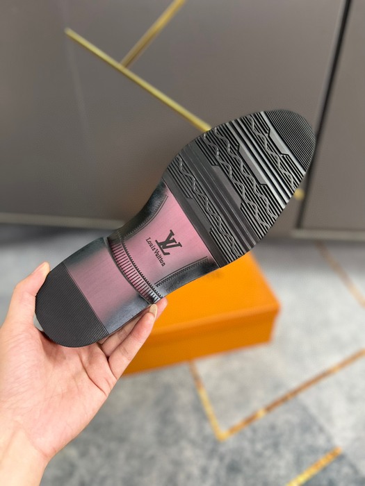 Shoes Louis Vuitton business formal loafer Black 001