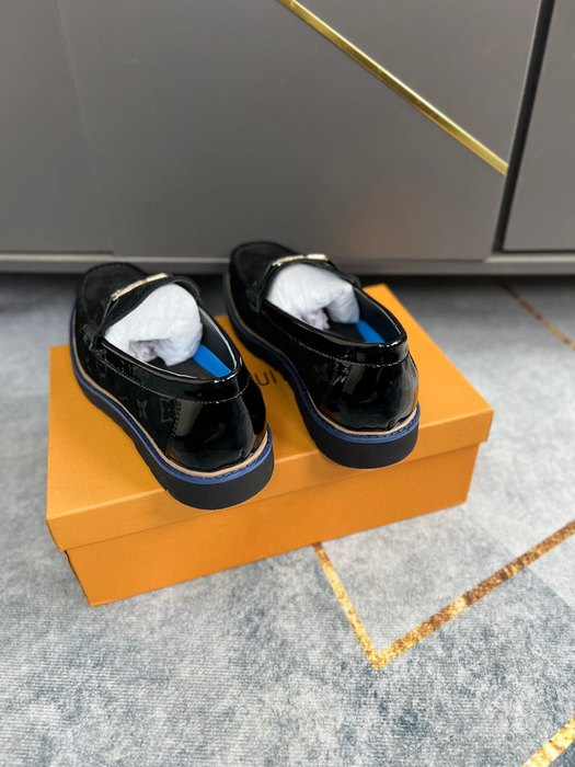 Shoes Louis Vuitton business formal loafer Black 002
