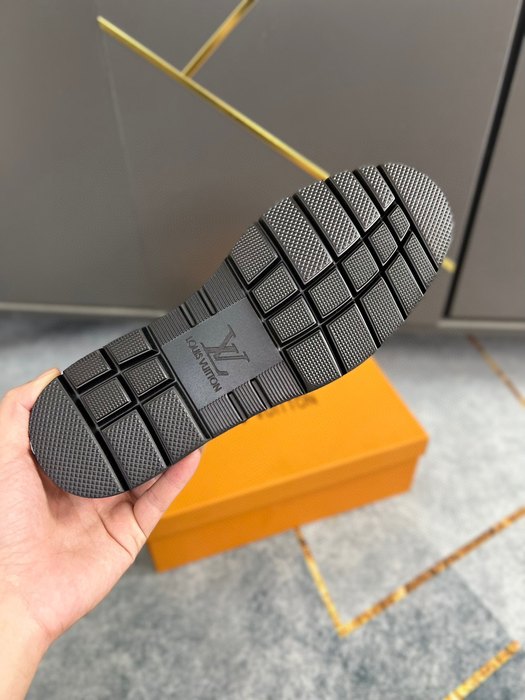 Shoes Louis Vuitton business formal loafer Black 002