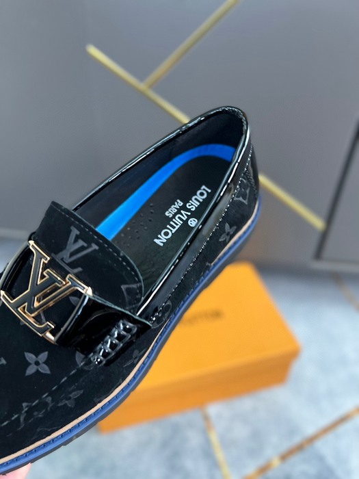 Shoes Louis Vuitton business formal loafer Black 002