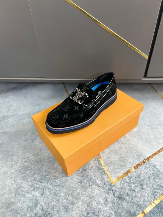 Shoes Louis Vuitton business formal loafer Black 002
