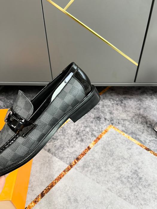 Shoes Louis Vuitton business formal loafer Black 003