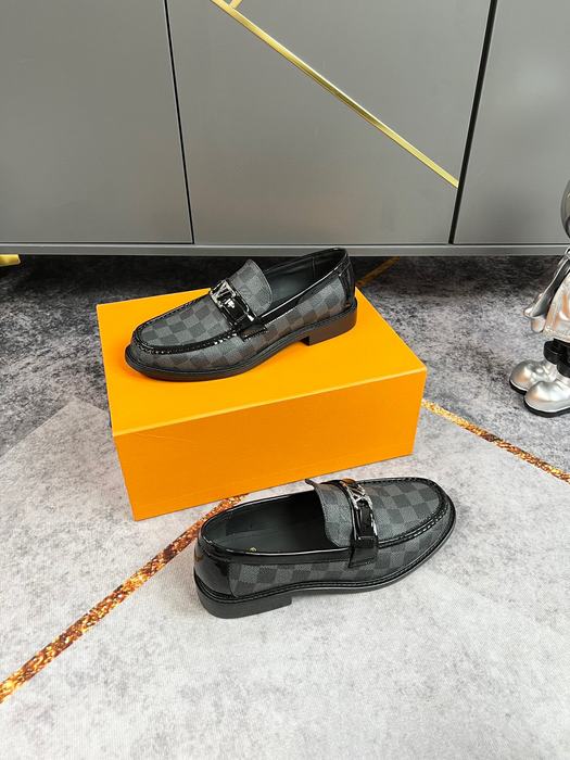 Shoes Louis Vuitton business formal loafer Black 003