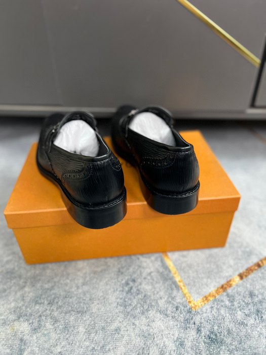 Shoes Louis Vuitton business formal loafer Black