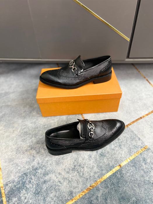 Shoes Louis Vuitton business formal loafer Black