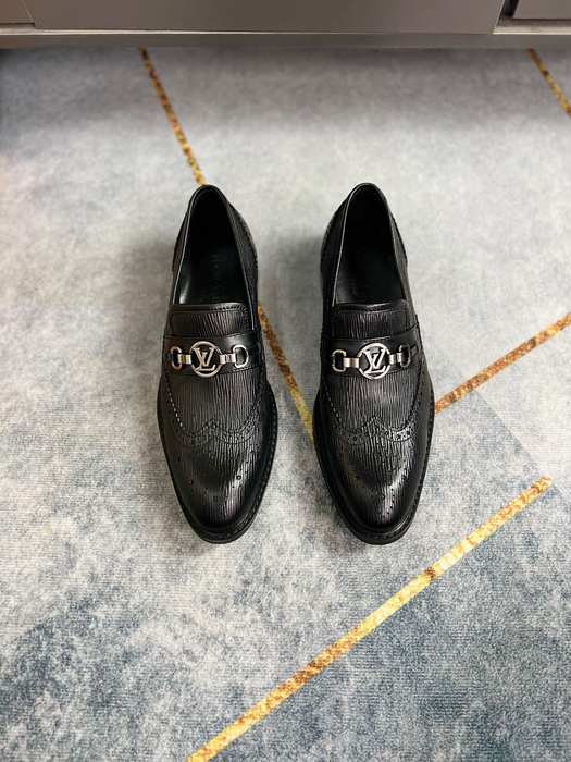 Shoes Louis Vuitton business formal loafer Black