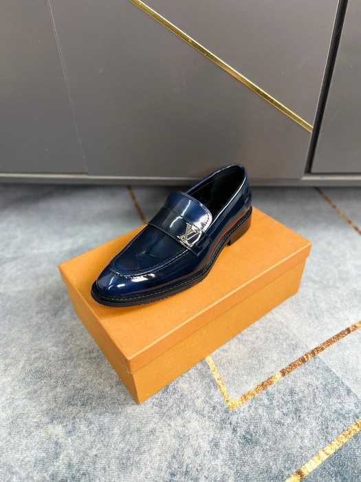 Shoes Louis Vuitton business formal loafer Blue