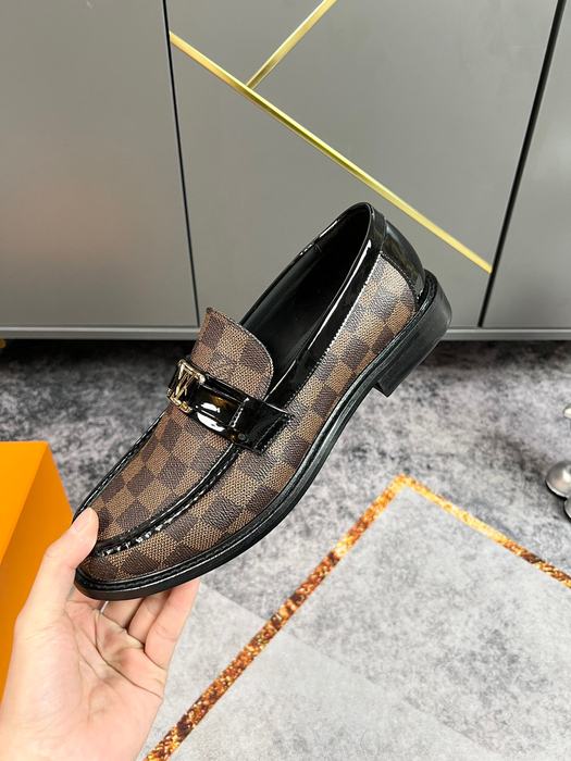 Shoes Louis Vuitton business formal loafers Brown