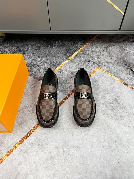 Shoes Louis Vuitton business formal loafers Brown