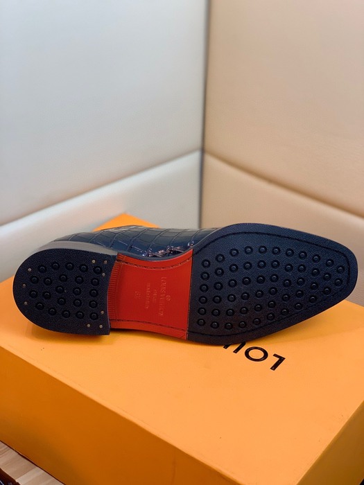 Shoes Louis Vuitton business leather shoes Black