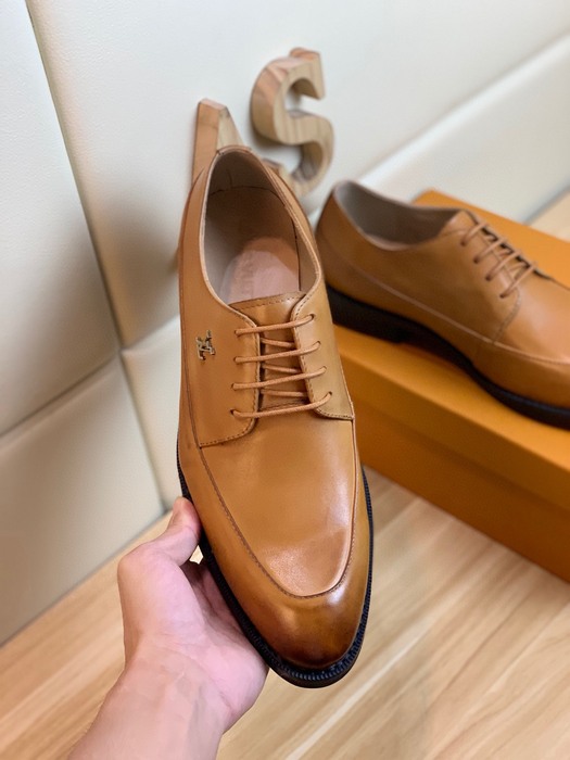 Shoes Louis Vuitton business leather shoes Tan