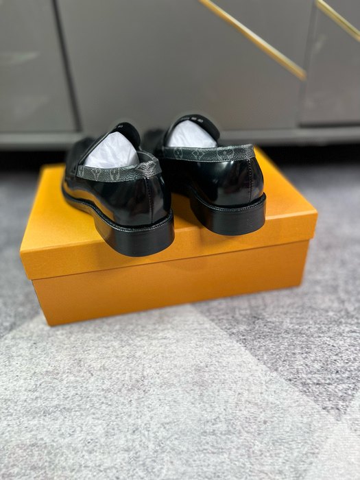 Shoes Louis Vuitton business loafer Black 001