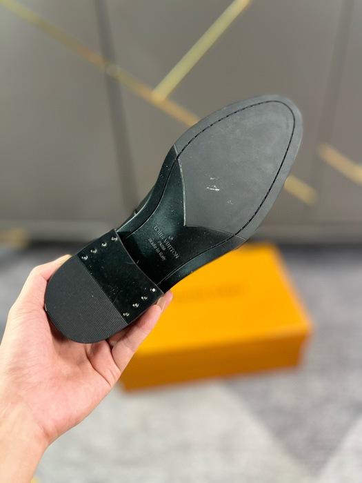 Shoes Louis Vuitton business loafer Black 001