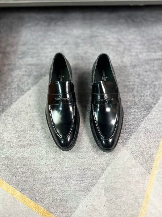 Shoes Louis Vuitton business loafer Black 001