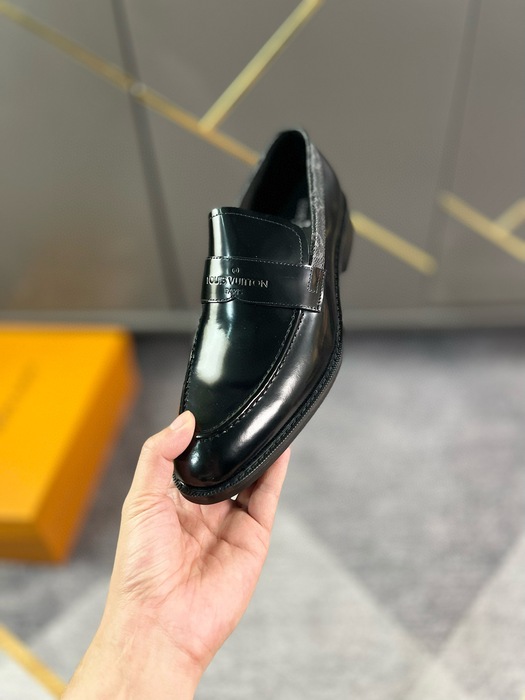 Shoes Louis Vuitton business loafer Black 001
