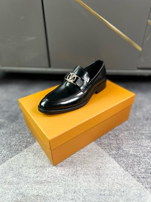 Shoes Louis Vuitton business loafer Black 002