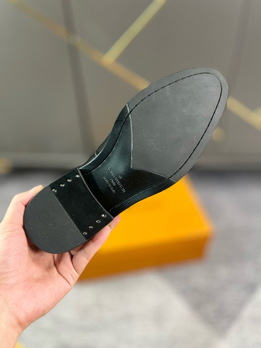 Shoes Louis Vuitton business loafer Black 002