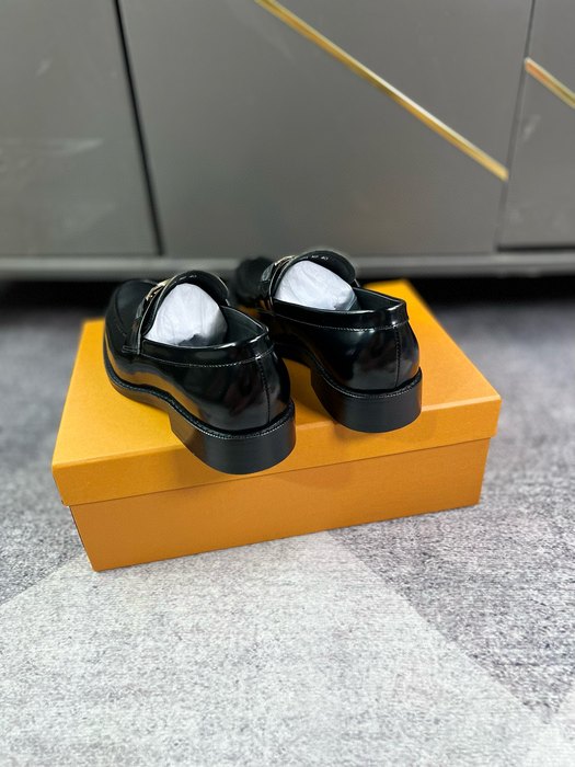 Shoes Louis Vuitton business loafer Black 002