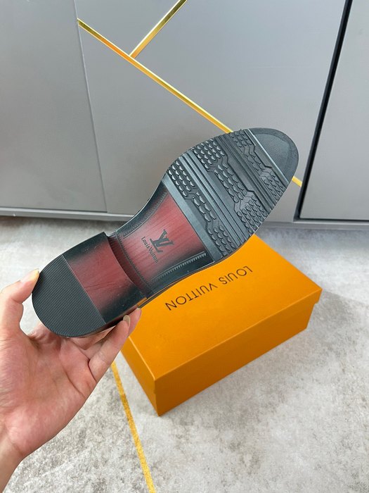 Shoes Louis Vuitton business loafer Black 003