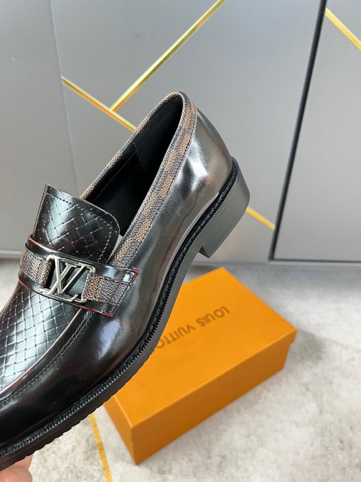 Shoes Louis Vuitton business loafer Black 003