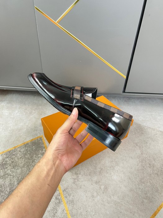 Shoes Louis Vuitton business loafer Black 003