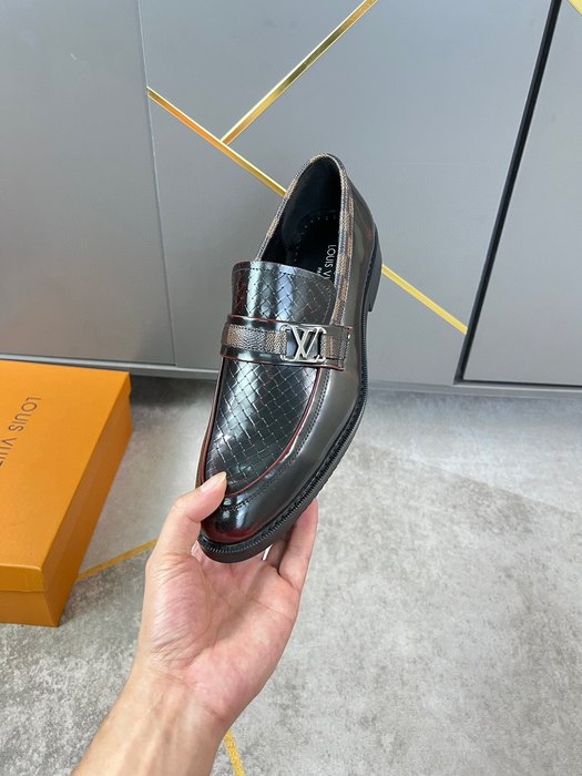 Shoes Louis Vuitton business loafer Black 003